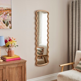 Cleo Wiggle Rectangle Full Length Wall Mirror