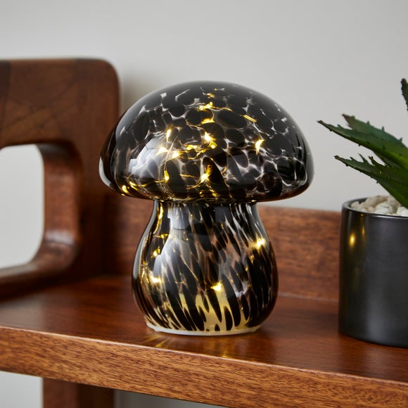 Mini Mushroom Glass LED Table Lamp