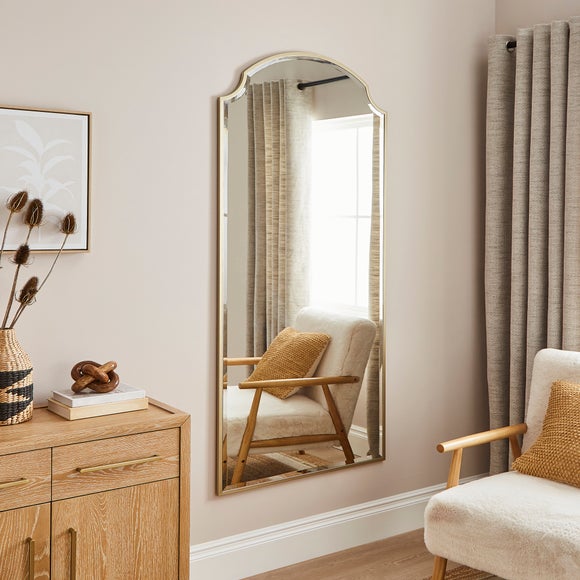 Safi Arched Bevelled Edge XL Full Length Wall Mirror
