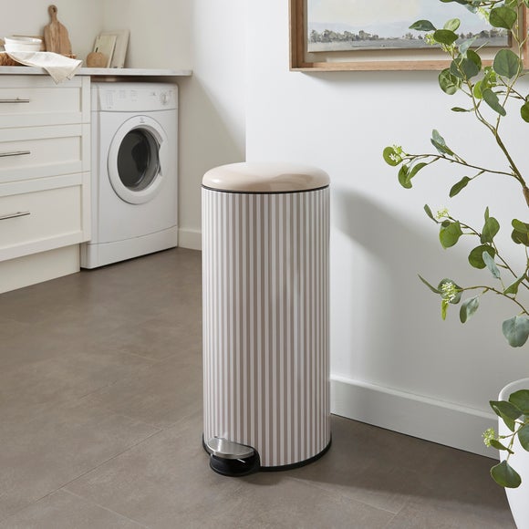 Linford Stripe 30L Pedal Bin