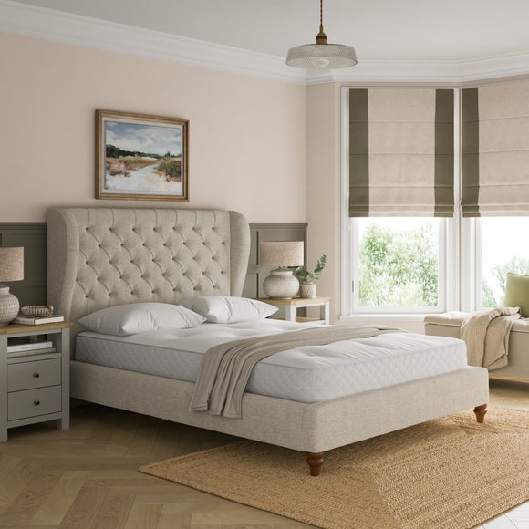 Beatrice Buttoned Chenille Bed