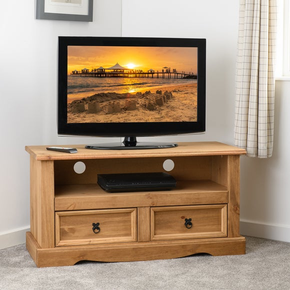Return - Corona 2 Drawer TV Unit for TVs up to 42"