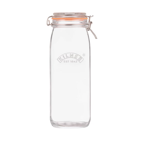 Kilner Clip Top Round Jar, 2.2L