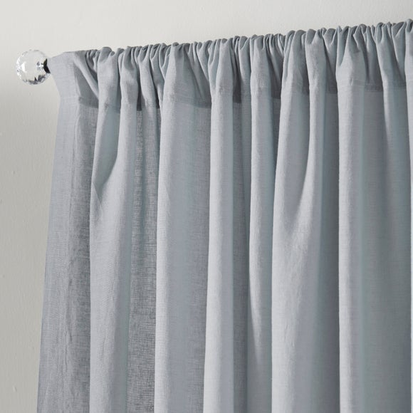 View Cotton Linen Slot Top Voile Curtains View Cotton Linen Slot Top Voile Curtains