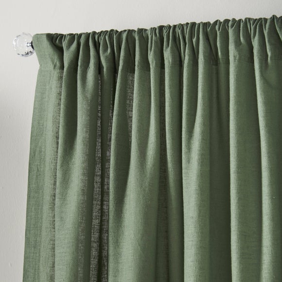 View Cotton Linen Slot Top Voile Curtains View Cotton Linen Slot Top Voile Curtains