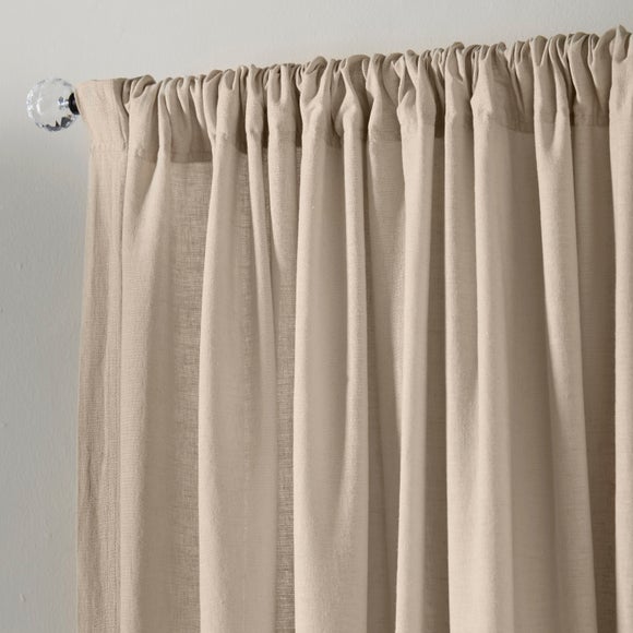 View Cotton Linen Slot Top Voile Curtains View Cotton Linen Slot Top Voile Curtains