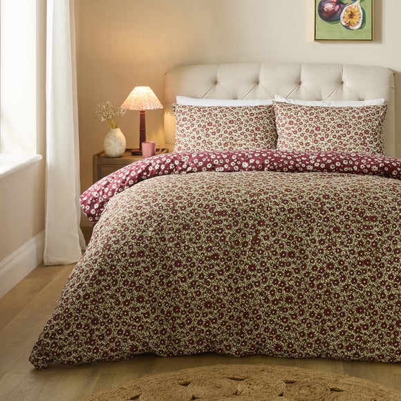 Ditsy Floral Polycotton Duvet Cover & Pillowcase Set