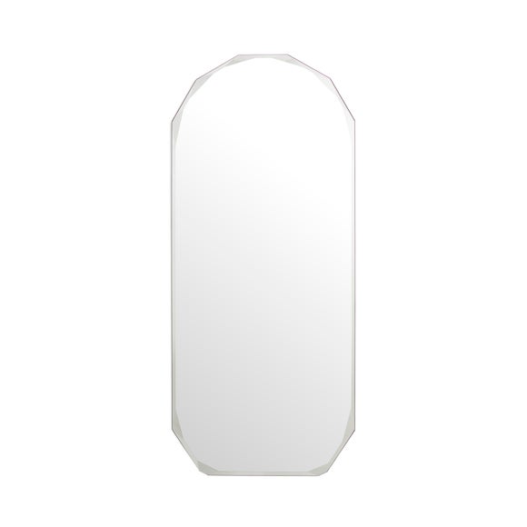 Photo 3 of Livia Luxe Bevelled Edge Oval Full Length Wall Mirror