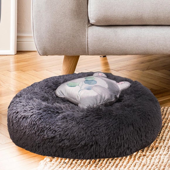 Dream Paws Anxiety Reducing Plush Pet Bed with Toy