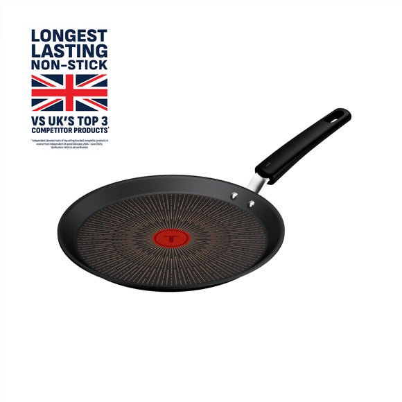 View Tefal Titanium Excellence Plus 25cm Pancake Pan View Tefal Titanium Excellence Plus 25cm Pancake Pan