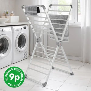 X Frame Heated Airer