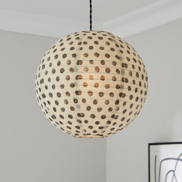 Polka Dot Easy Fit Round Pendant Shade