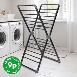 X Frame Heated Airer