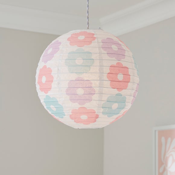 View Floral Easy Fit Round Pendant Shade View Floral Easy Fit Round Pendant Shade