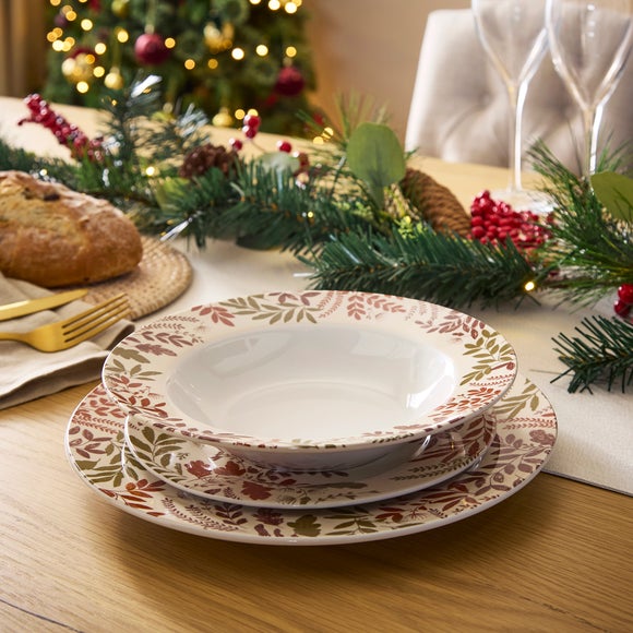 Winter Harvest 12 Piece Dinner Set