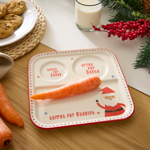Christmas Eve Ceramic Treat Tray