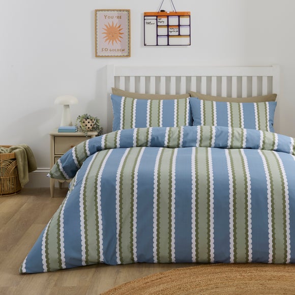 Tessie Stripe Quilt Cover & Pillowcase Set