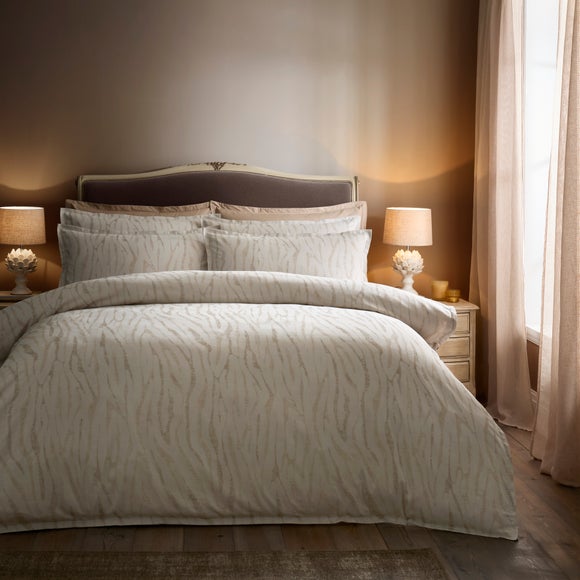 Dorma Whitworth 100% Cotton Jacquard Duvet Cover & Pillowcase Set