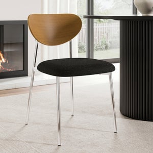 Finn Curved Back Dining Chair- Faux Leather
