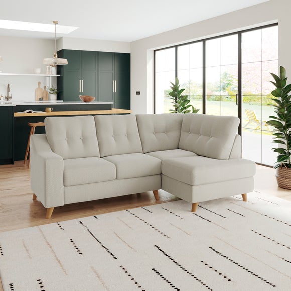 Baxter II Chenille Soft Texture Corner Chaise Sofa