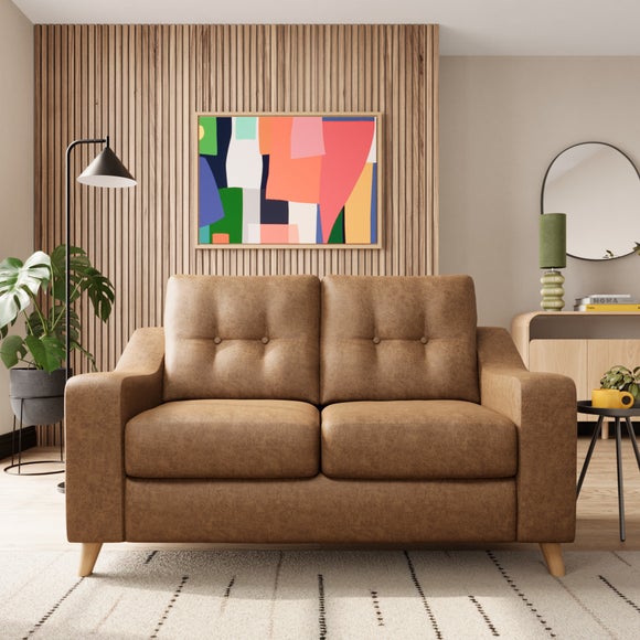 Baxter Ii Arizona Faux Leather 2 Seater Sofa