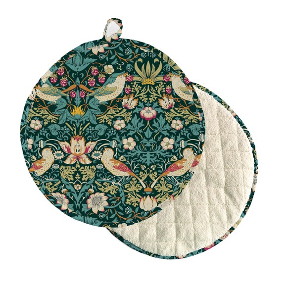 William Morris Strawberry Thief Cooker Pad