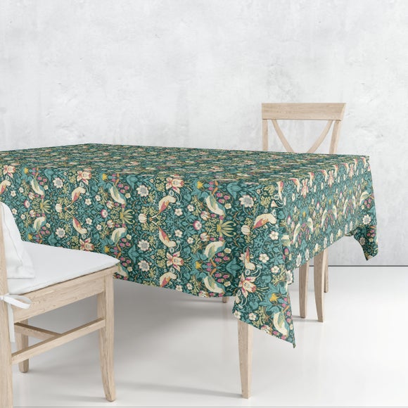 William Morris Strawberry Thief Acorn Tablecloth