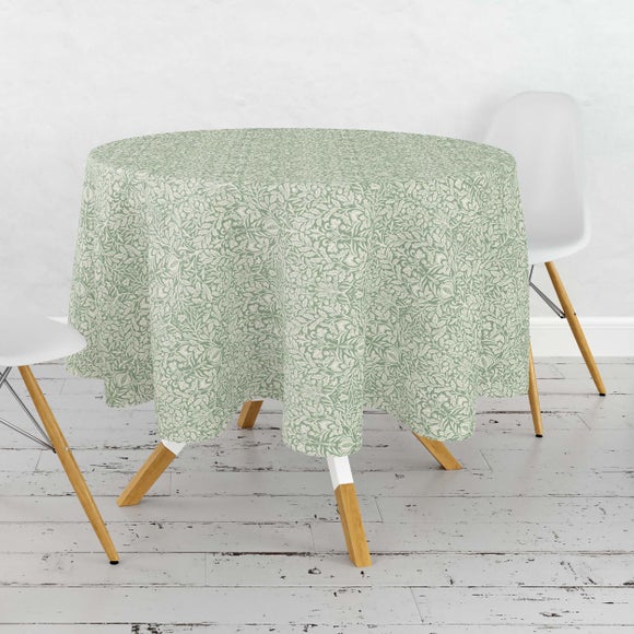 Morris & Co Acorn Cotton Round Tablecloth