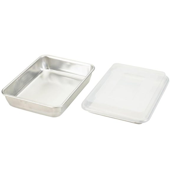 Nordic Ware Naturals Silver 3 Piece Baking Pan Set