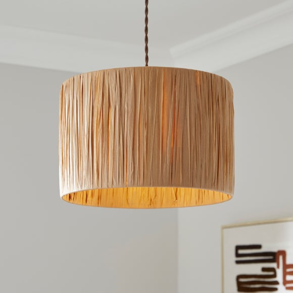 View Niki Raffia Easy Fit Pendant Shade View Niki Raffia Easy Fit Pendant Shade