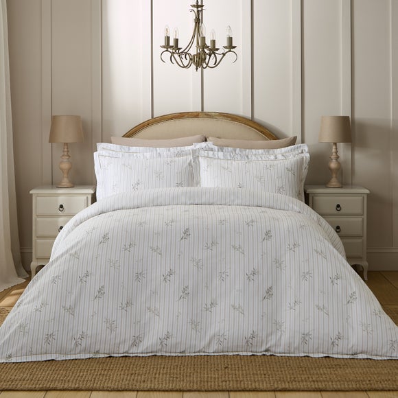 Dorma Abbotsford 100% Cotton Sateen Duvet Cover & Pillowcase Set