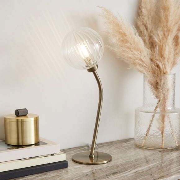 Luxe Ribbed LED Table Lamp