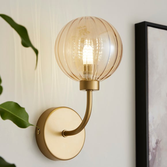 Luxe Ribbed LED Wall Light
