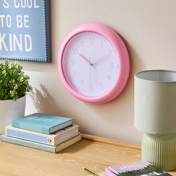 Charlie Round Plastic Wall Clock