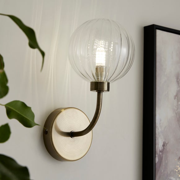 Luxe Ribbed LED Wall Light