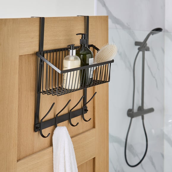 Overdoor Storage with Hooks