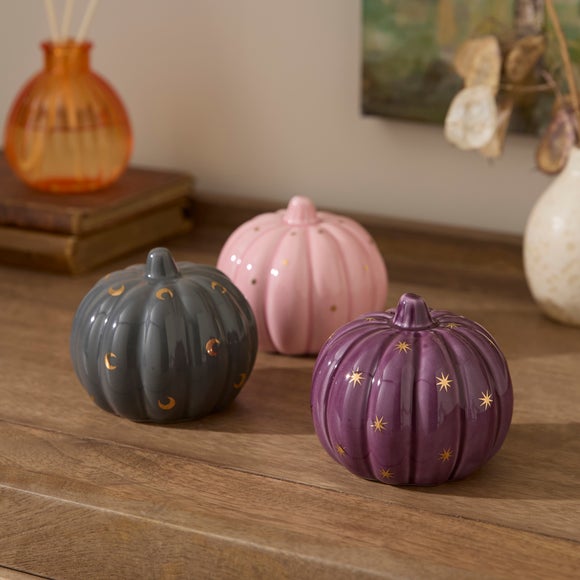 Ceramic Pumpkin Ornament