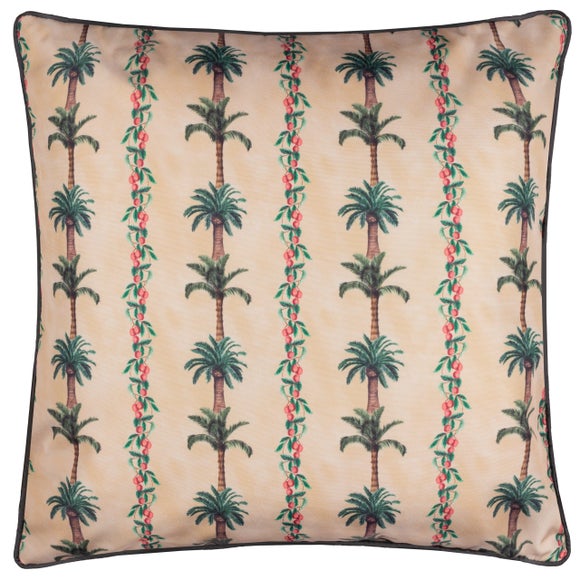 Monkey Palm Stripe Outdoor Square Cushion