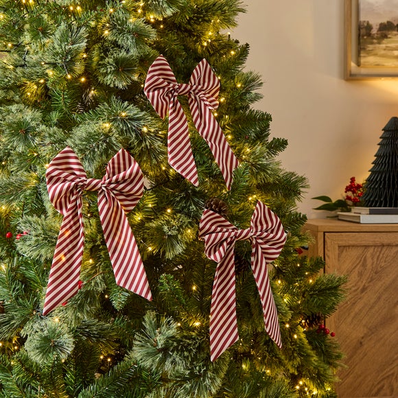 Set of 3 Striped Bows