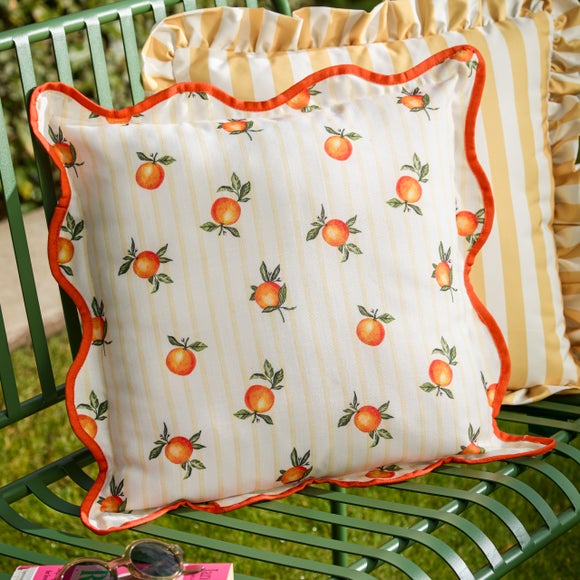 Fruits Oranges Outdoor Square Cushion