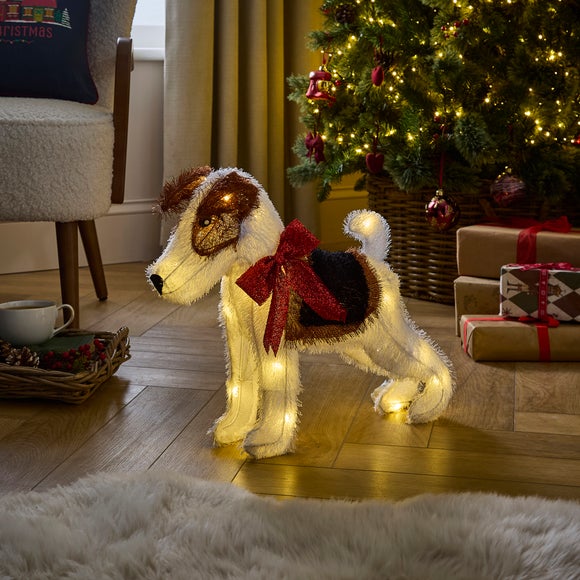 Dog Light Up Christmas Decoration