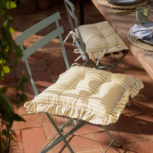 Millie Ruffle Set Of 2 Seat Pads