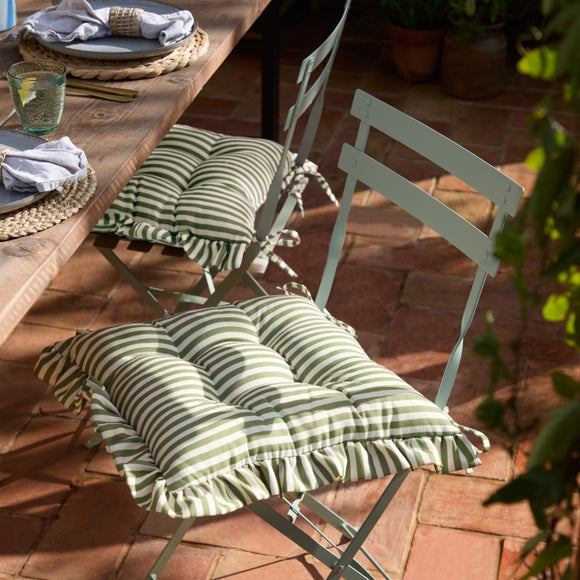 View Millie Ruffle Set Of 2 Seat Pads View Millie Ruffle Set Of 2 Seat Pads