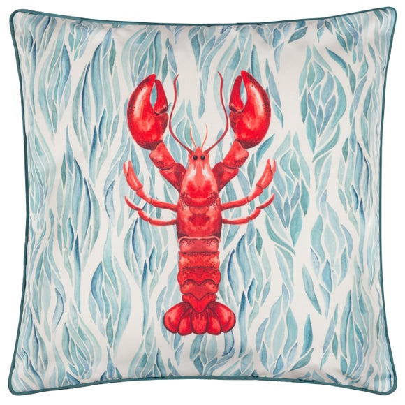 Abersoch Lobster Outdoor Square Cushion