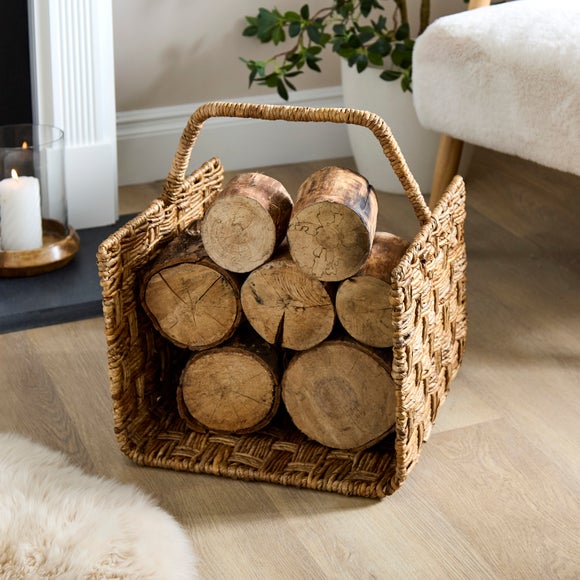 Banana Bark Log Basket