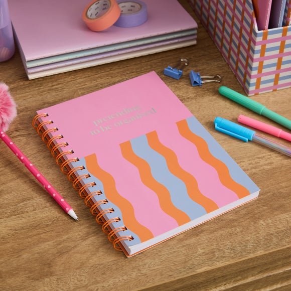 Waters and Noble Wavy Dateless Weekly Planner