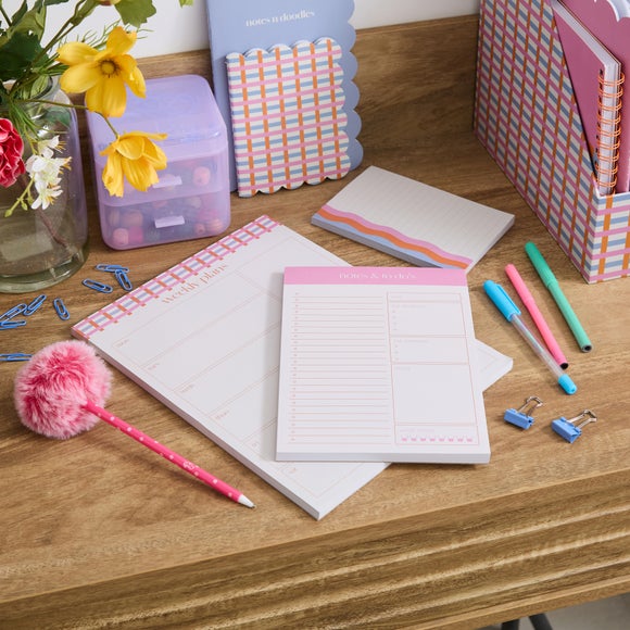 Waters and Noble Wavy Pack of 3 Planning Pads
