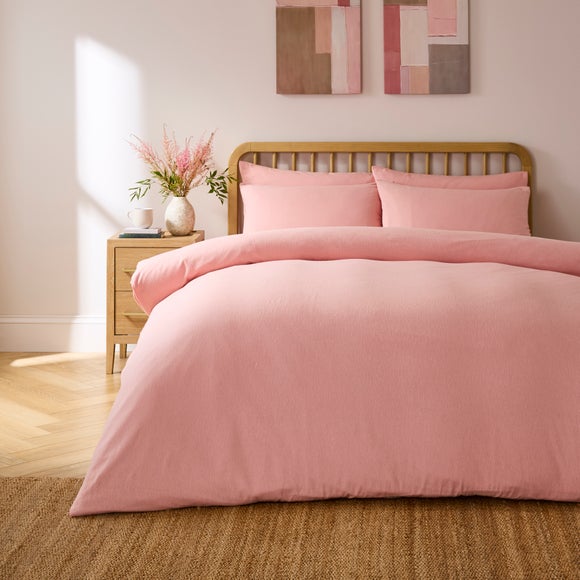 Simply Brushed Cotton Duvet Cover and Pillowcase Set