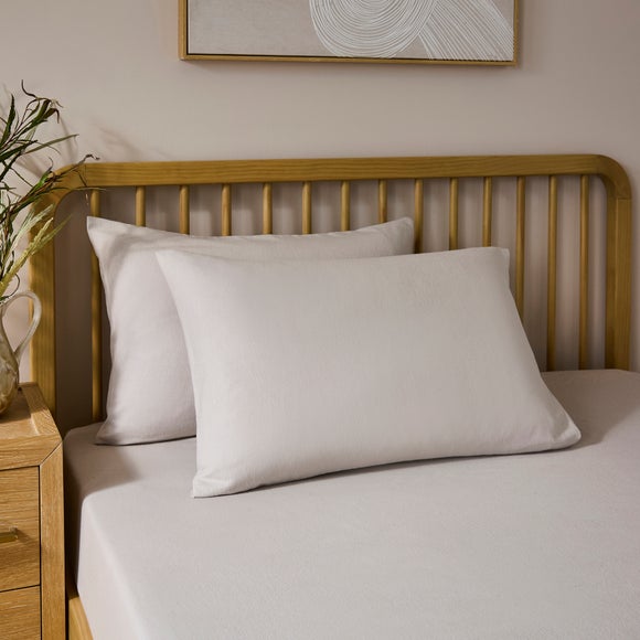 Set of 2 Simply Brush Cotton Standard Pillowcases