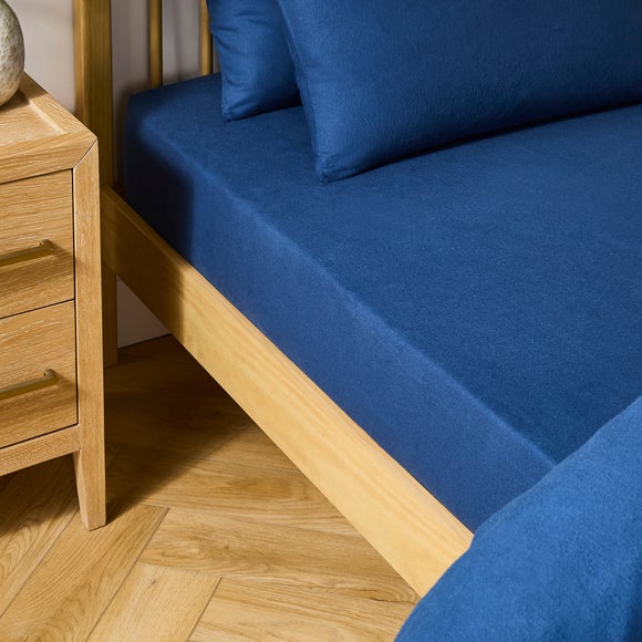 Simply Brushed Cotton 28cm Fitted Sheet
